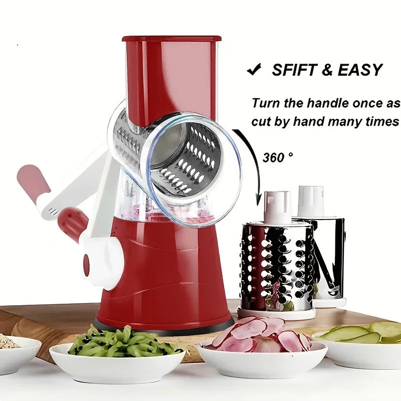 đ„ Multifunctional Drum Vegetable Slicer â Your Everyday Kitchen Ally
