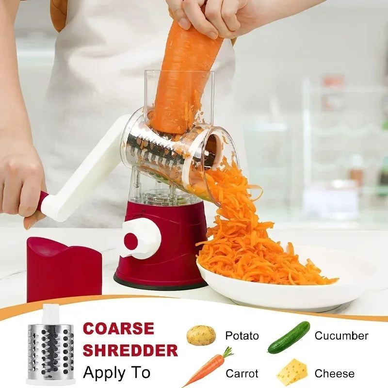 đ„ Multifunctional Drum Vegetable Slicer â Your Everyday Kitchen Ally
