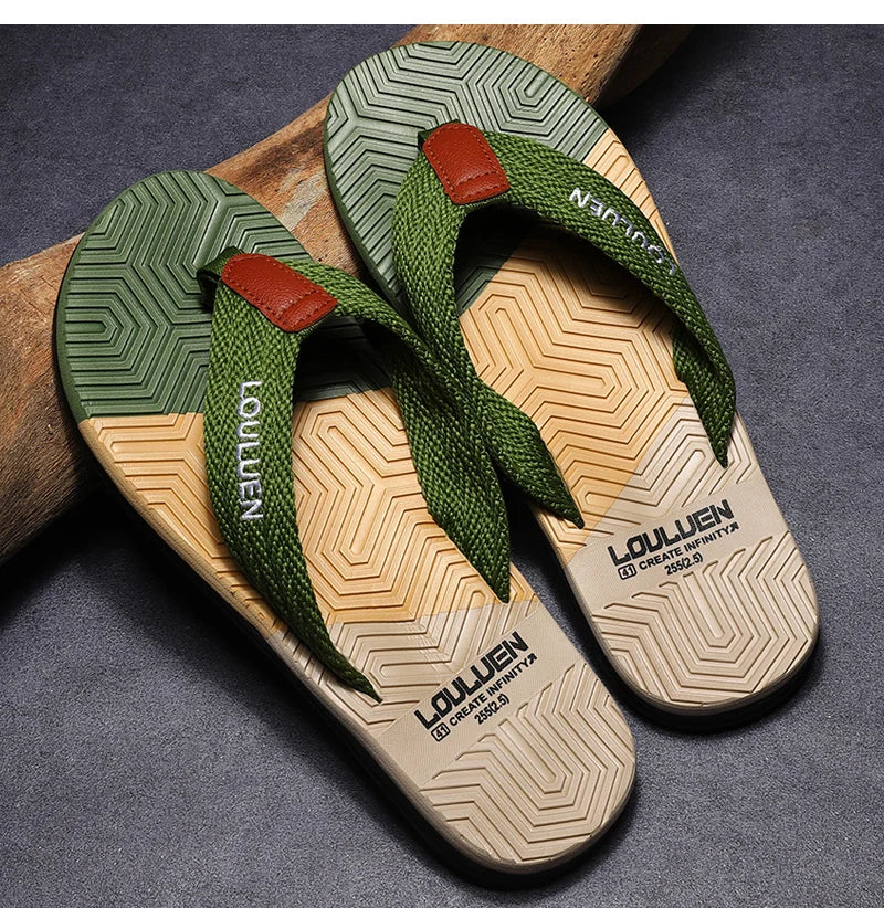 Tongs de plage pour hommes, de haute qualité, tendance et respirantes