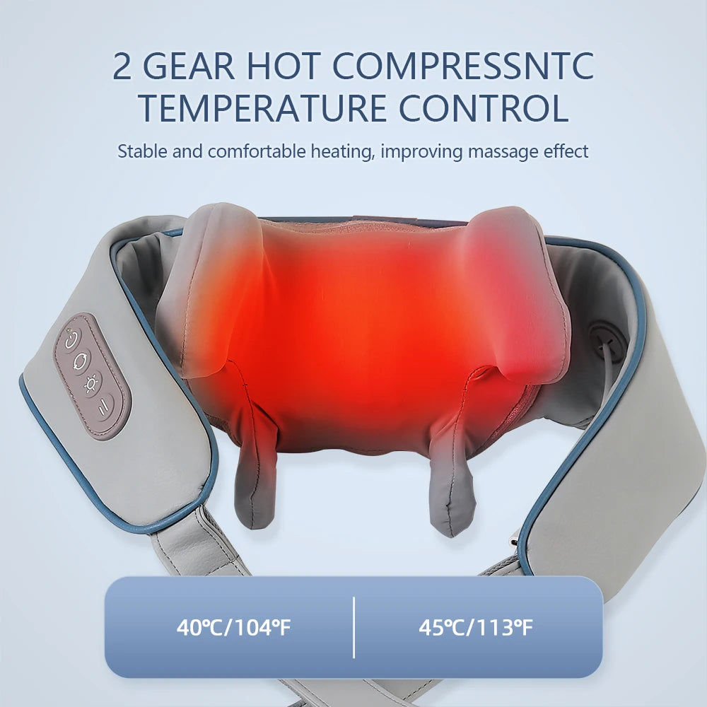 🌿 Cordless Neck and Shoulder Massager