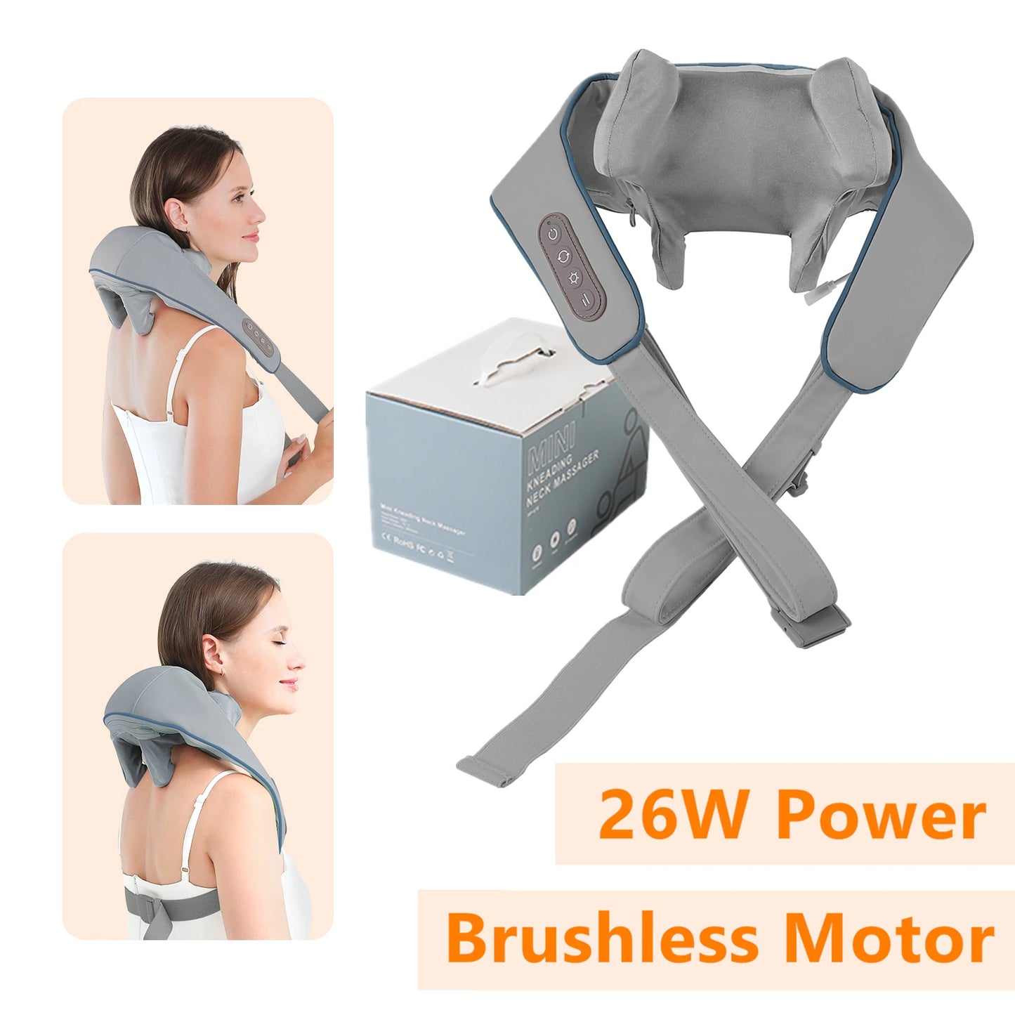 🌿 Cordless Neck and Shoulder Massager