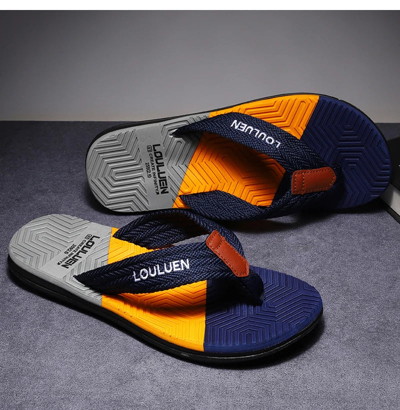 Tongs de plage pour hommes, de haute qualité, tendance et respirantes