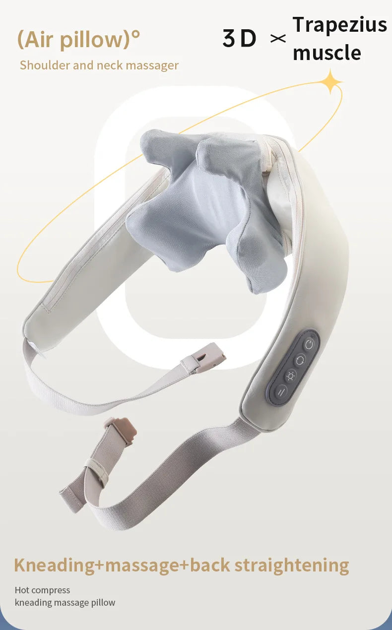 🌿 Cordless Neck and Shoulder Massager