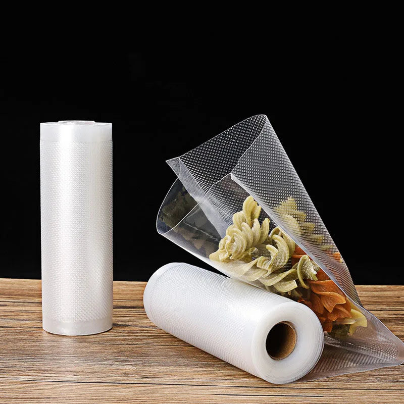 Vacuum food storage bags