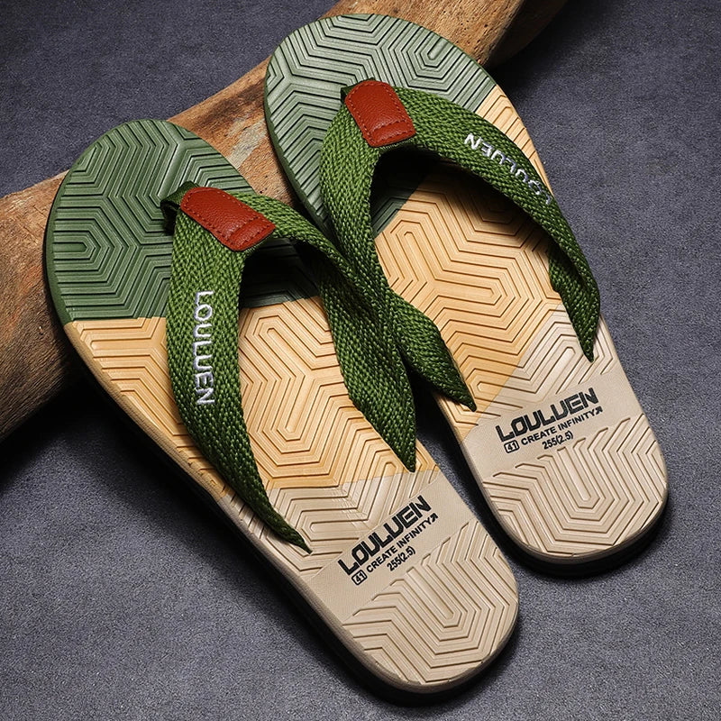 Tongs de plage pour hommes, de haute qualité, tendance et respirantes