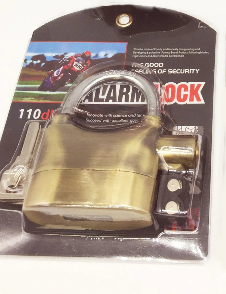 Universal anti-theft padlock for bicycle, motorcycle, door, home gate