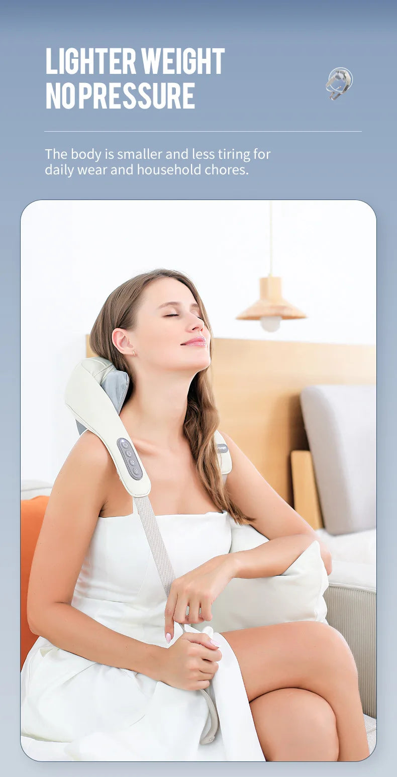 🌿 Cordless Neck and Shoulder Massager