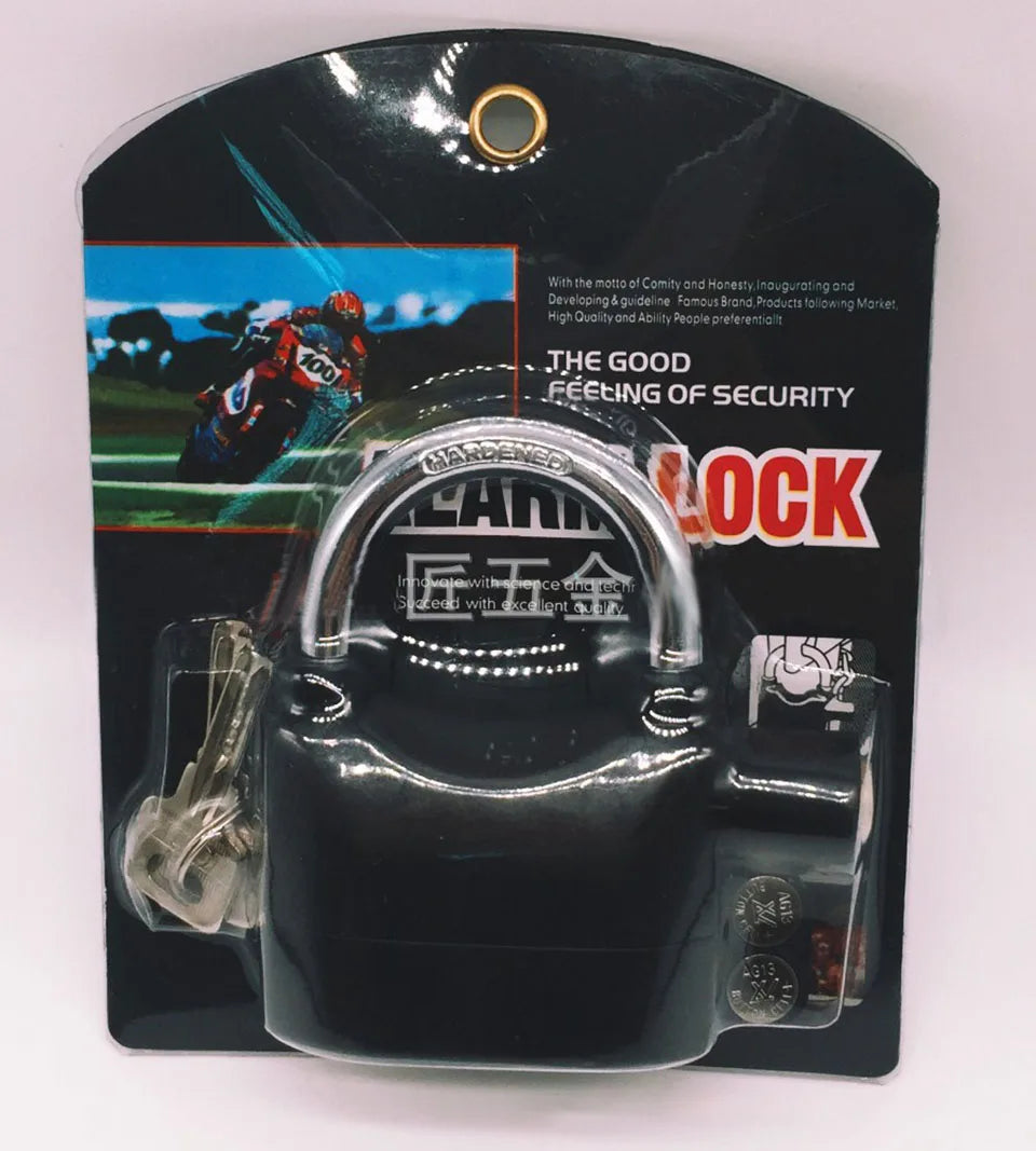 Universal anti-theft padlock for bicycle, motorcycle, door, home gate