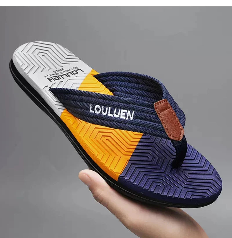 Tongs de plage pour hommes, de haute qualité, tendance et respirantes
