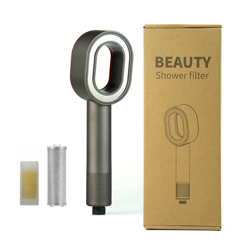 Scented shower head with carbon fiber filter