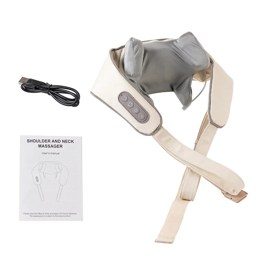 🌿 Cordless Neck and Shoulder Massager