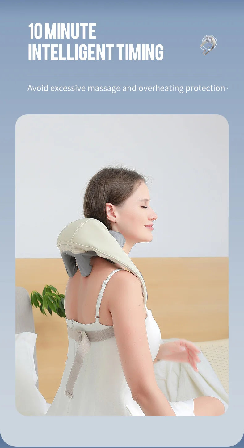 🌿 Cordless Neck and Shoulder Massager