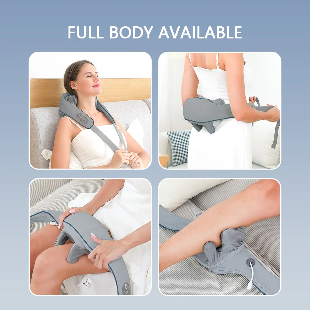 🌿 Cordless Neck and Shoulder Massager