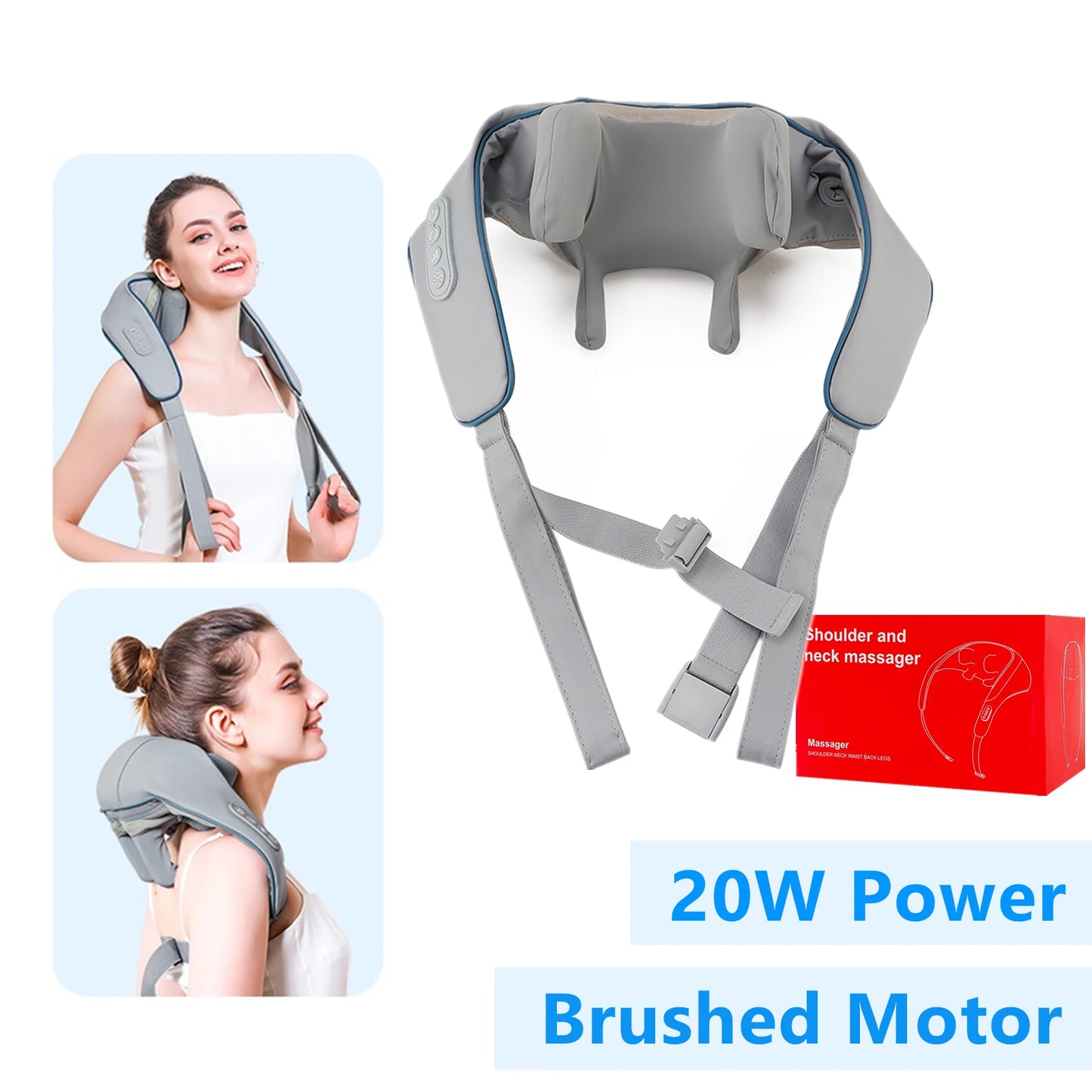🌿 Cordless Neck and Shoulder Massager