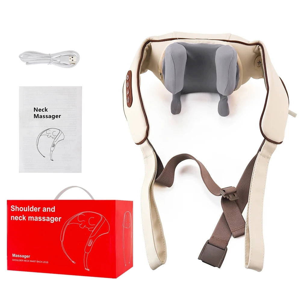 🌿 Cordless Neck and Shoulder Massager