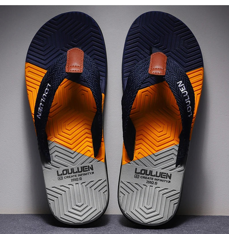 Tongs de plage pour hommes, de haute qualité, tendance et respirantes