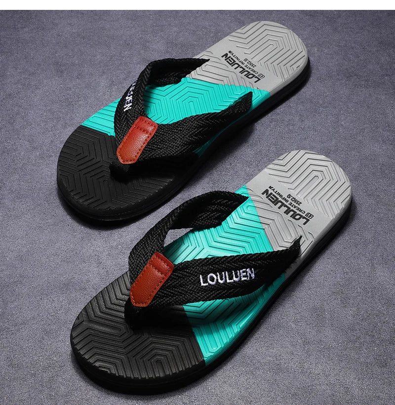 Tongs de plage pour hommes, de haute qualité, tendance et respirantes