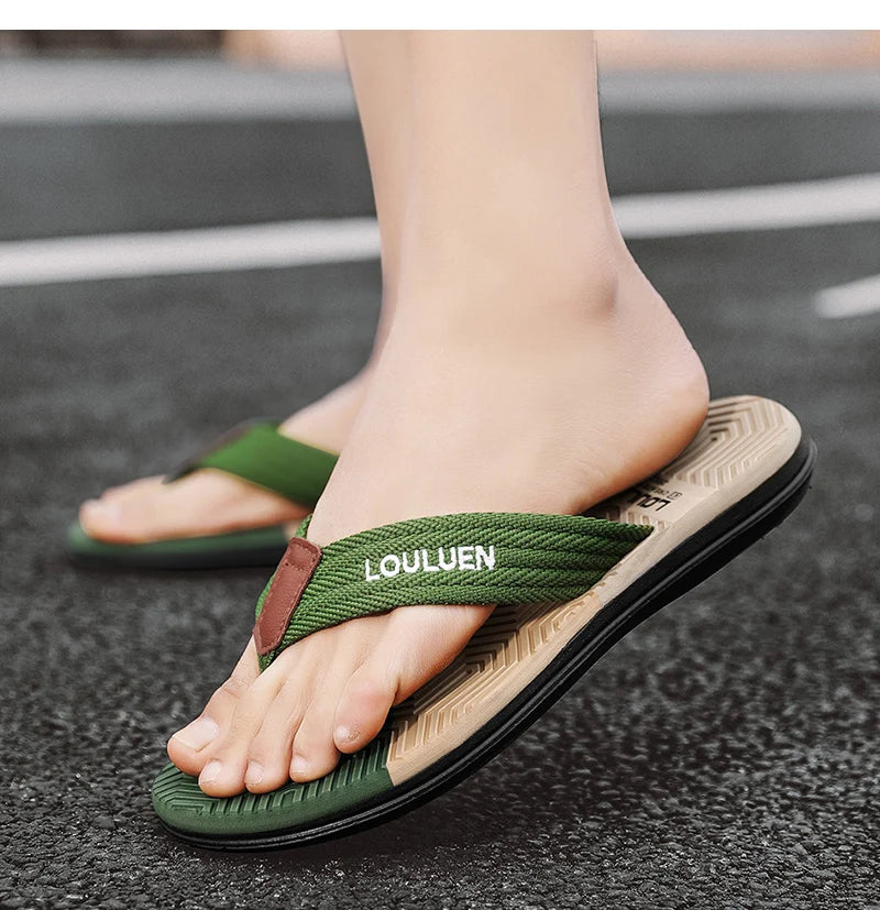 Tongs de plage pour hommes, de haute qualité, tendance et respirantes