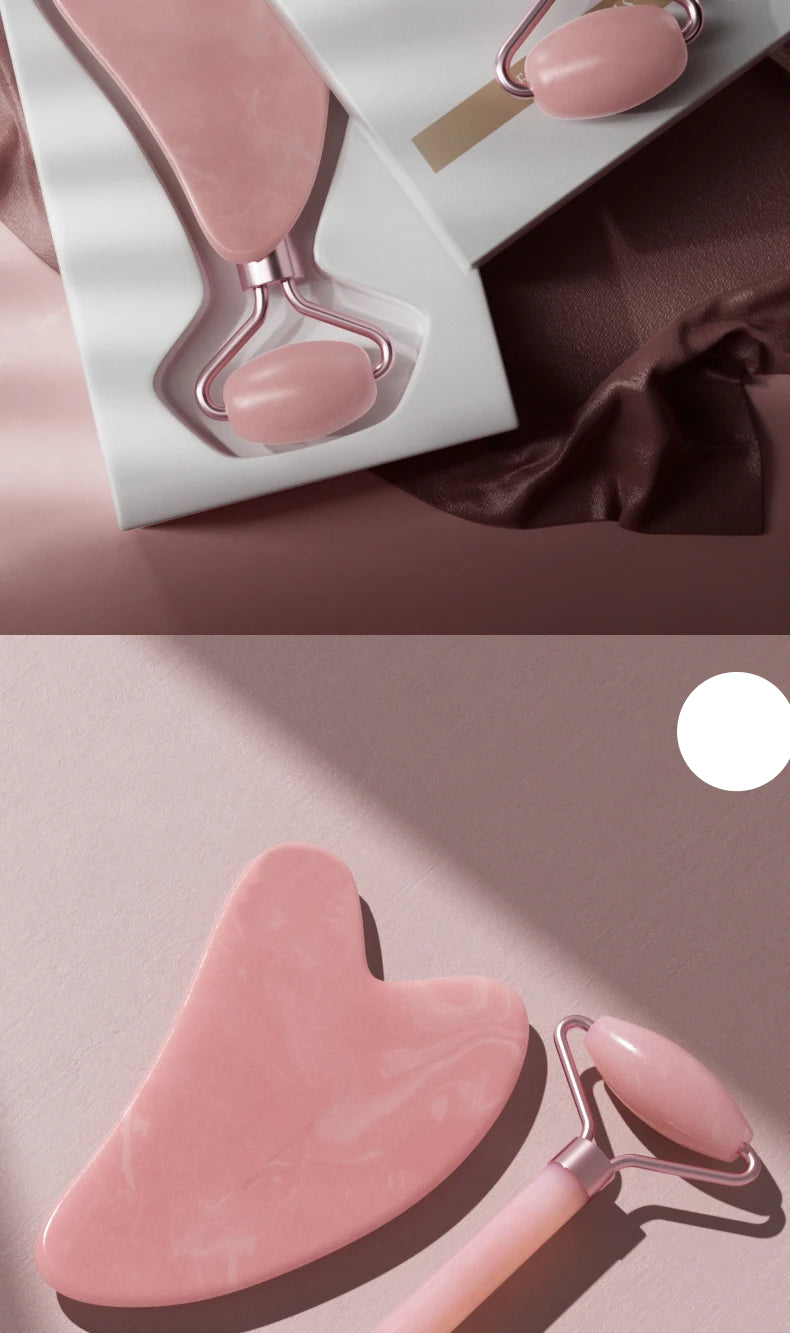 Massage roller for face, neck and eyes