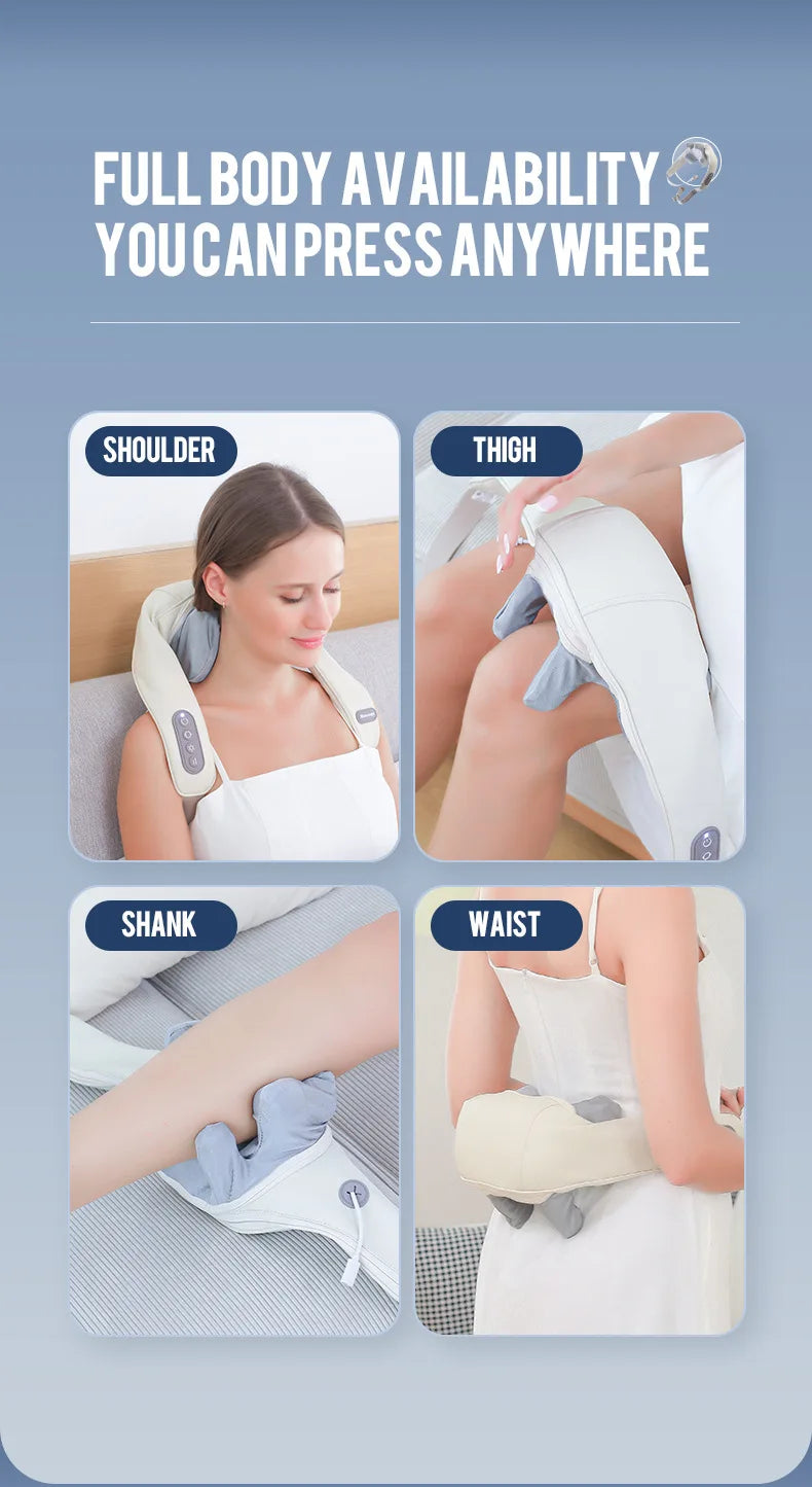 🌿 Cordless Neck and Shoulder Massager