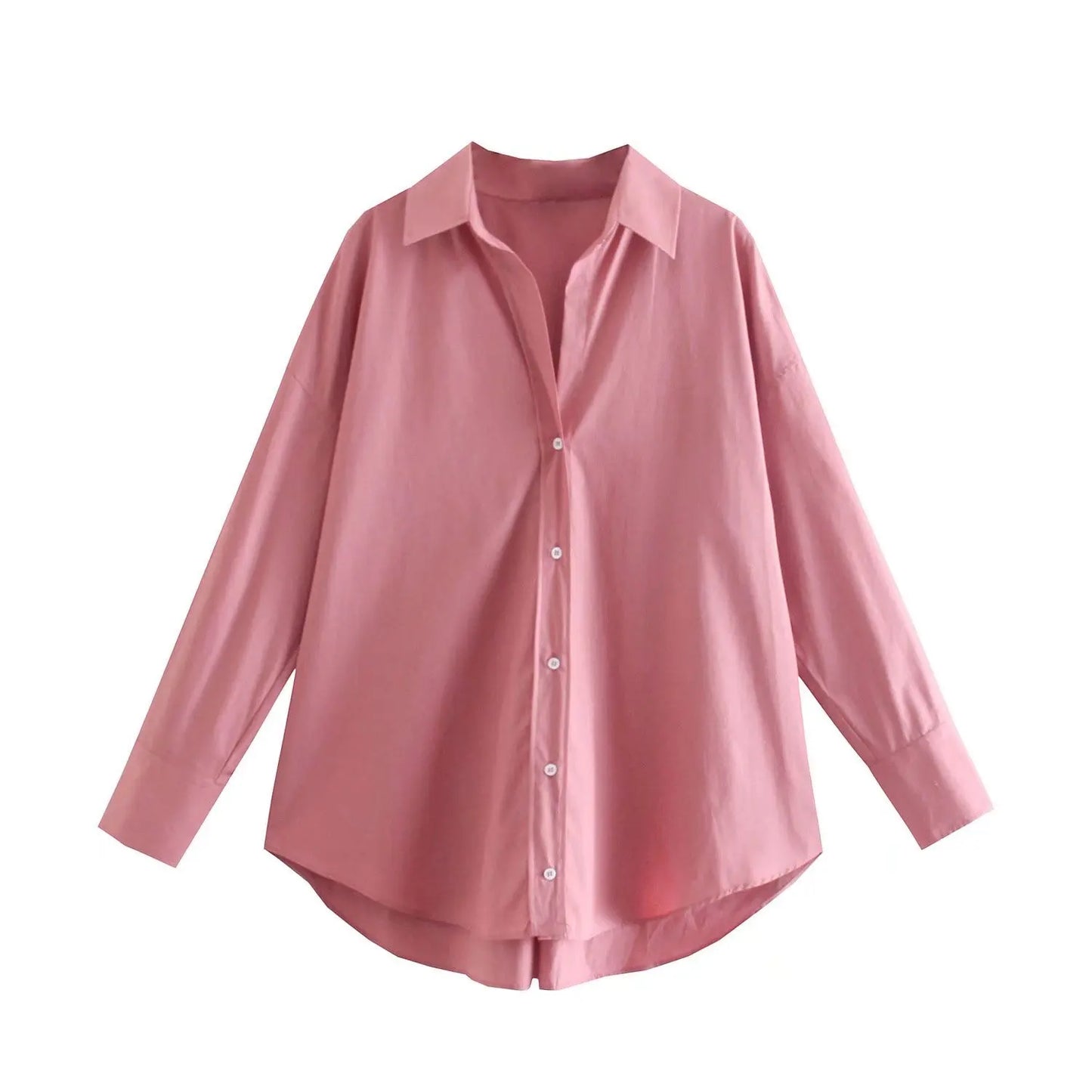 Chemise à boutons multicolores pour femme d'été