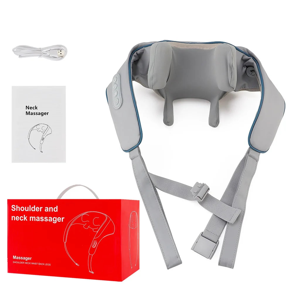 🌿 Cordless Neck and Shoulder Massager