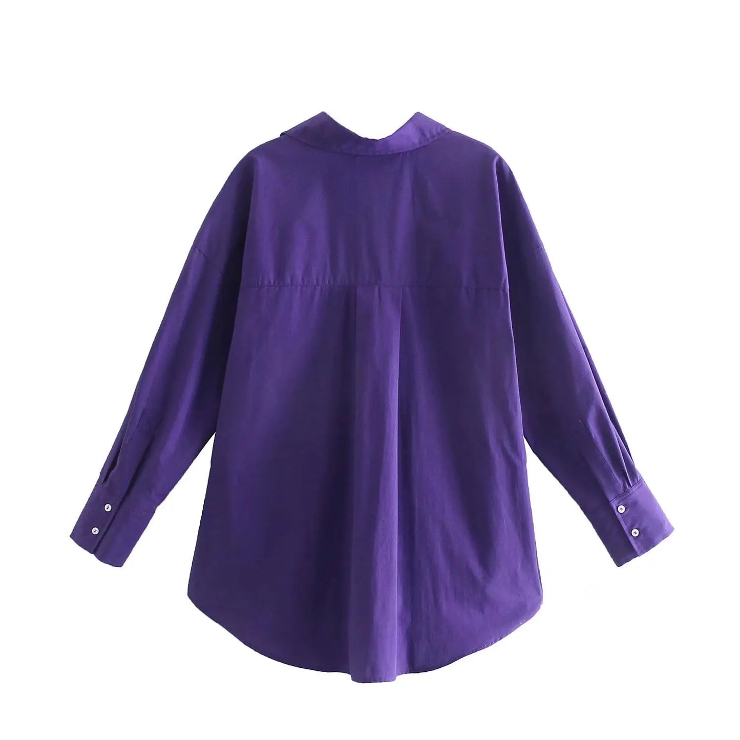 Chemise à boutons multicolores pour femme d'été