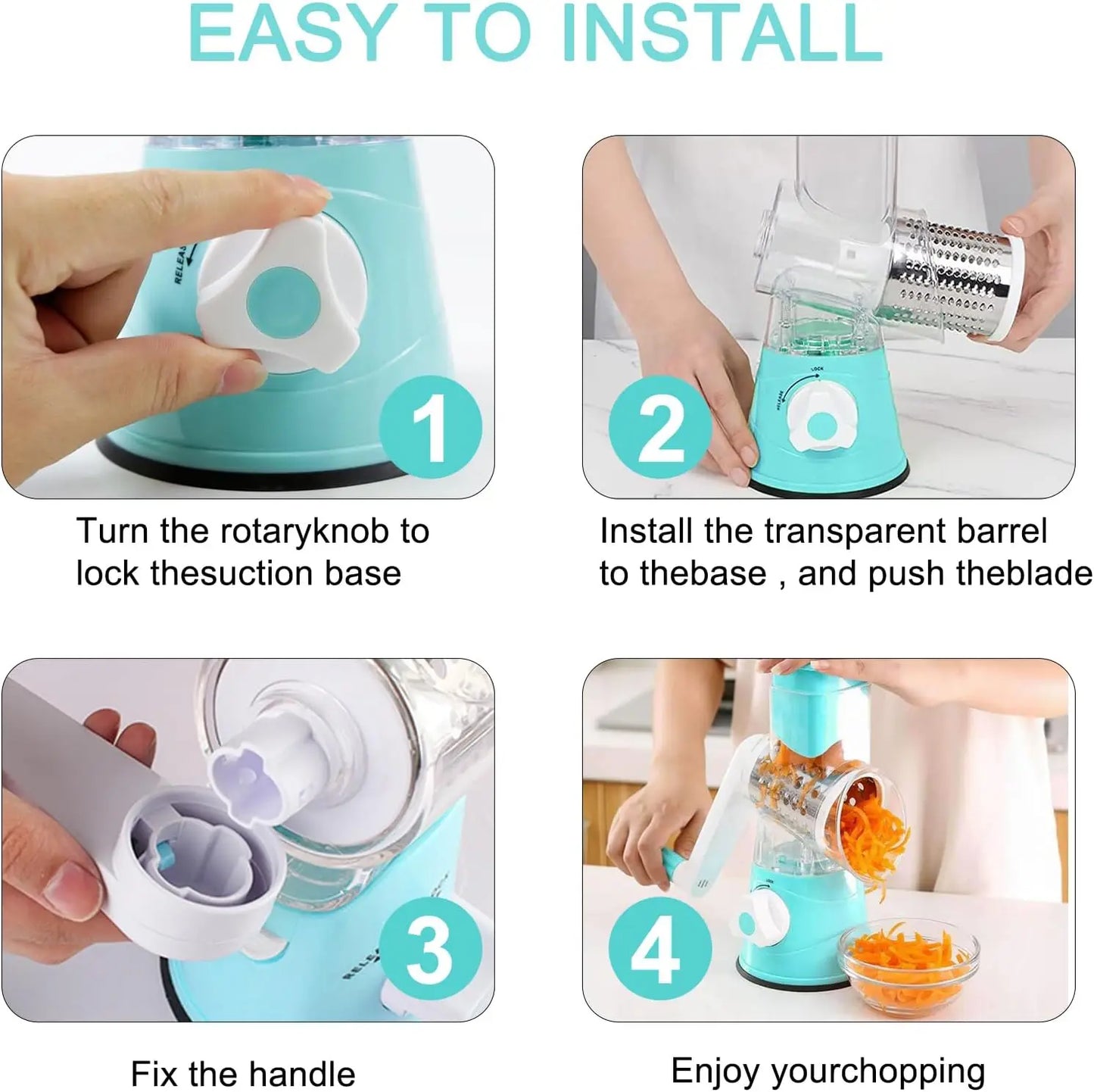 đ„ Multifunctional Drum Vegetable Slicer â Your Everyday Kitchen Ally