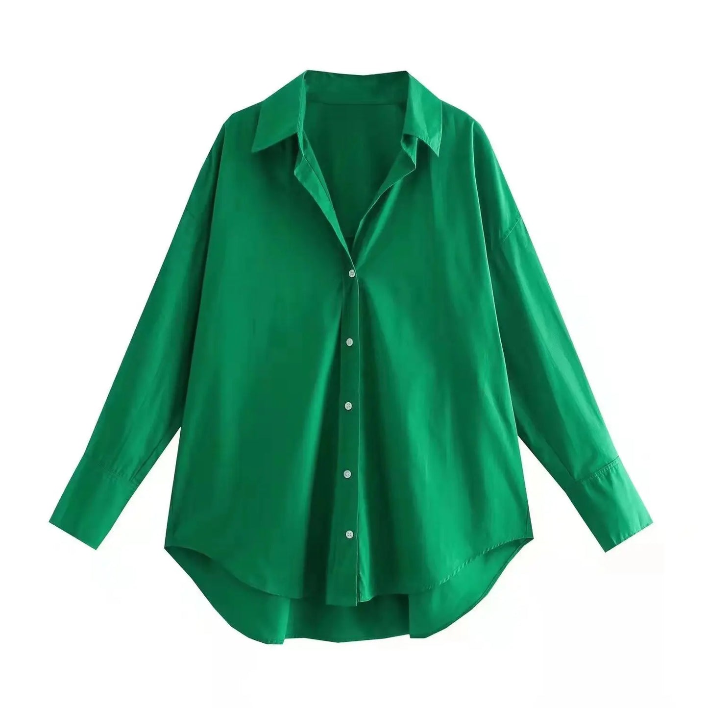 Chemise à boutons multicolores pour femme d'été