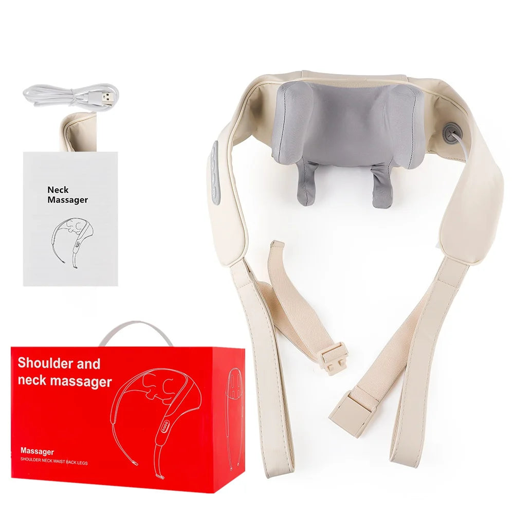 🌿 Cordless Neck and Shoulder Massager