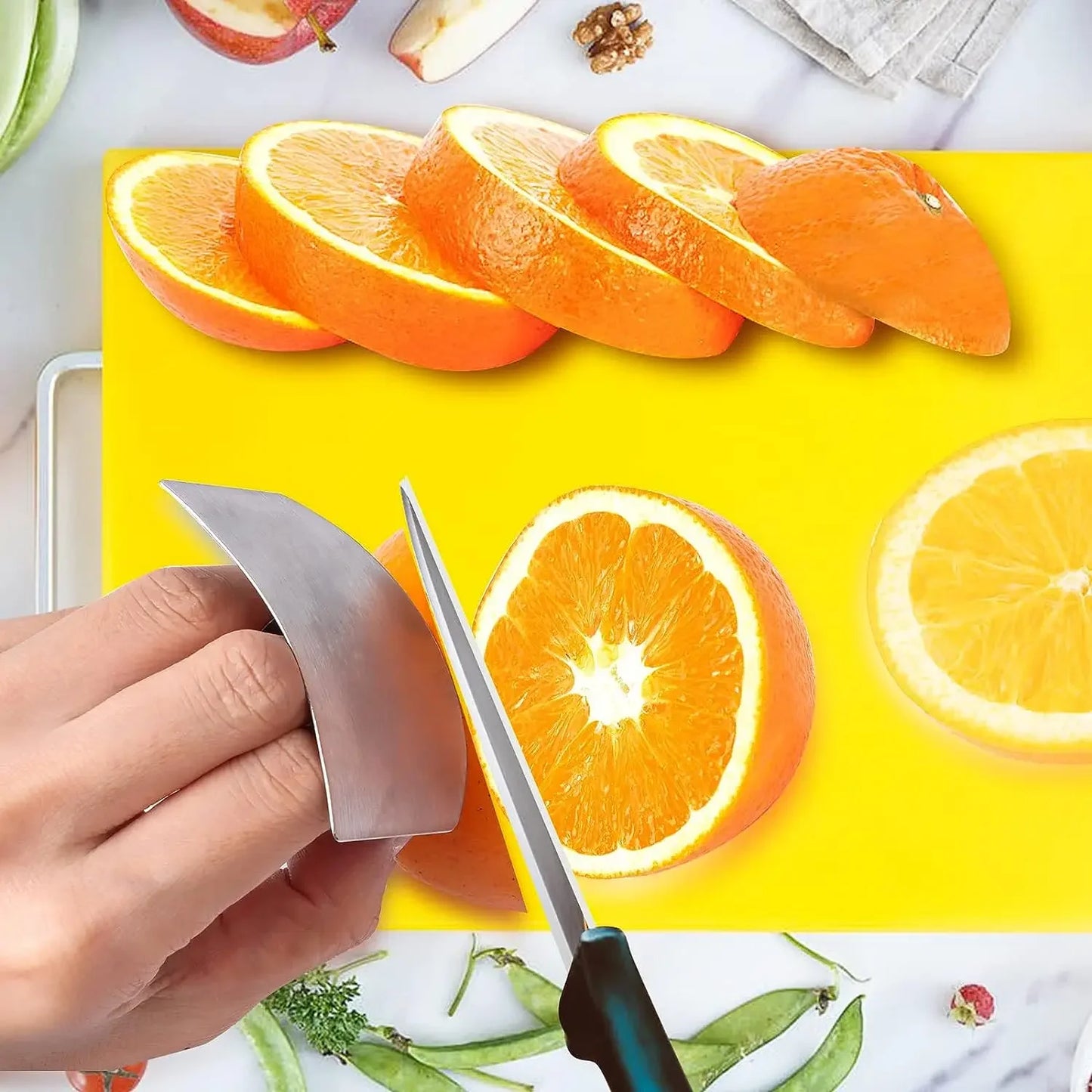 Stainless steel finger guards – The safety ally for your kitchen cuts 🍅🔪