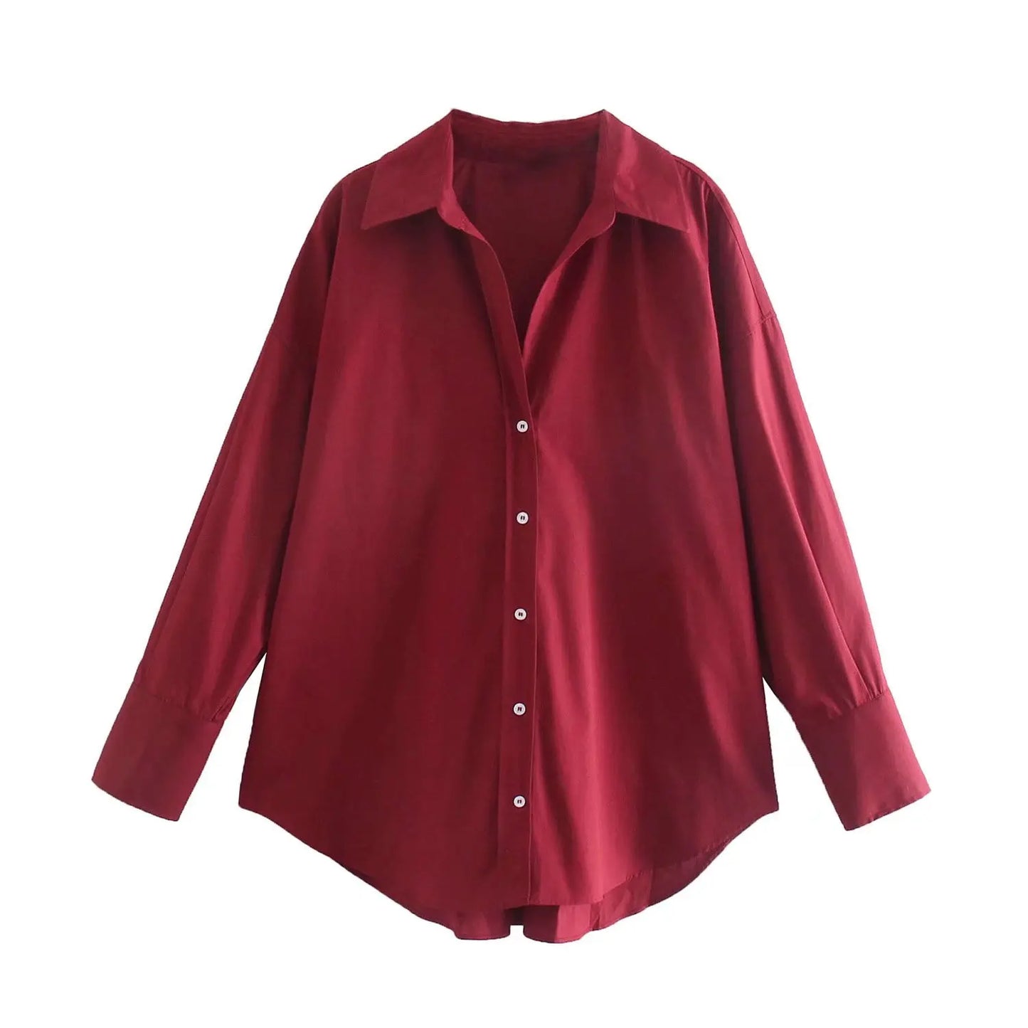 Chemise à boutons multicolores pour femme d'été