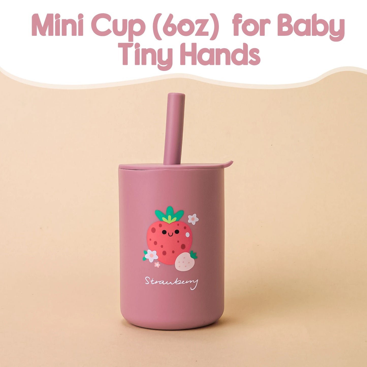 🍼 Baby cup with straw