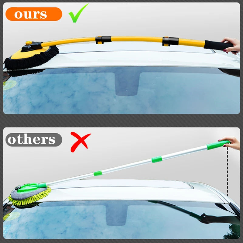 Long Handle Telescopic Car Wash Brush 