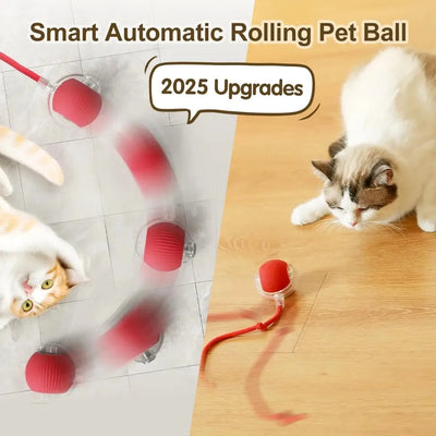Balle Interactive Roulante  Intelligent pour Animaux