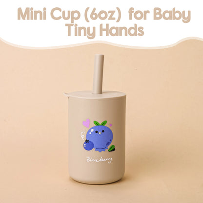 🍼 Baby cup with straw 