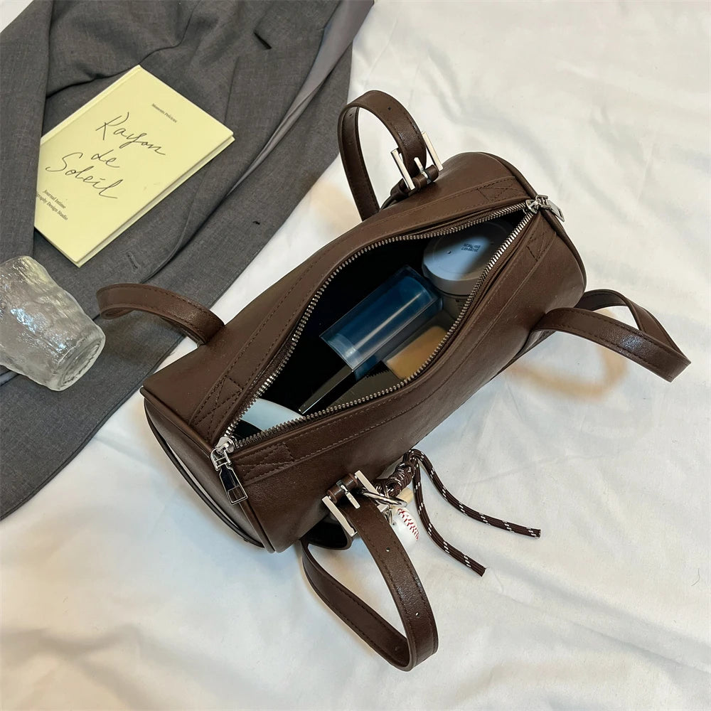 Sacs à bandoulière cylindriques multifonction