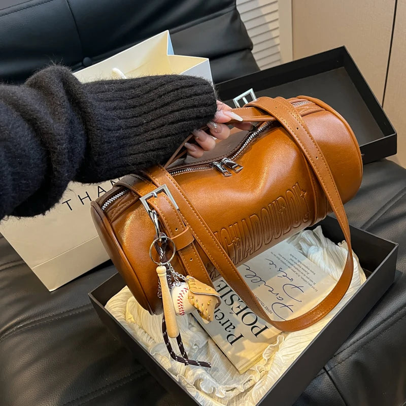 Sacs à bandoulière cylindriques multifonction