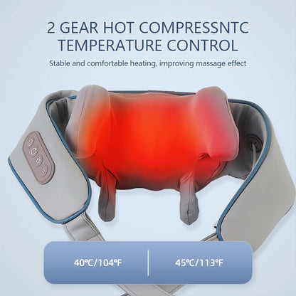 🌿 Cordless Neck and Shoulder Massager 