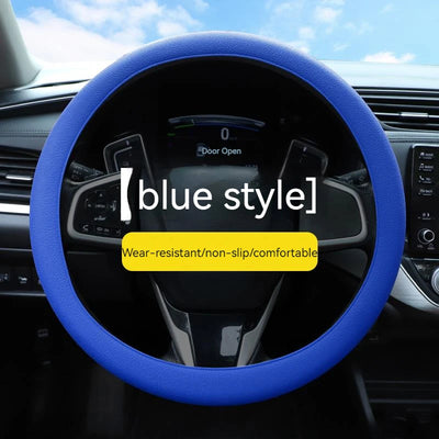 🚘 Housse de volant universelle en silicone – Confort, sécurité & style