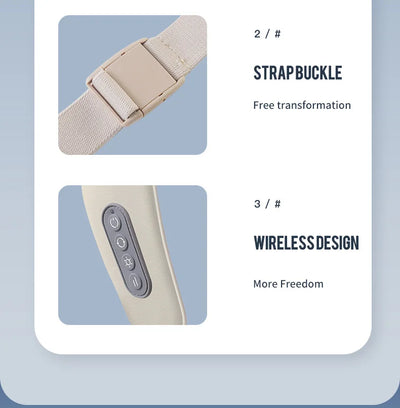 🌿 Masseur de Cou et d'Épaules Sans Fil