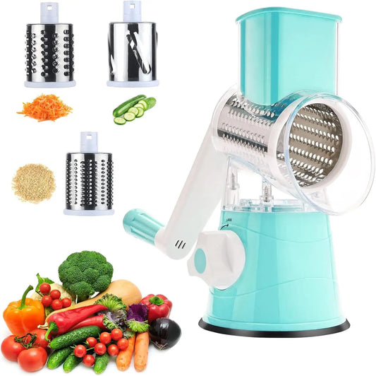 🥕 Multifunctional Drum Vegetable Slicer – Your Everyday Kitchen Ally 