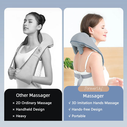 🌿 Cordless Neck and Shoulder Massager 