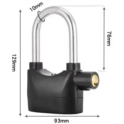Universal anti-theft padlock for bicycle, motorcycle, door, home gate 