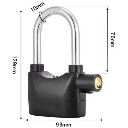 Universal anti-theft padlock for bicycle, motorcycle, door, home gate 