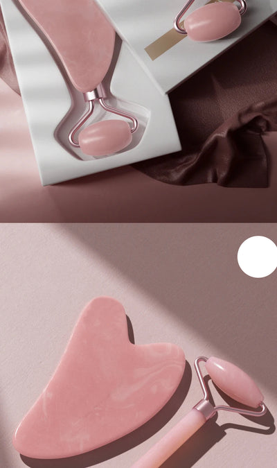 Rouleau de massage pour le visage, le cou et yeux