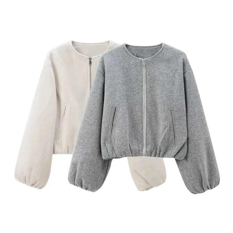 Vestes Bomber Polaires pour Femmes