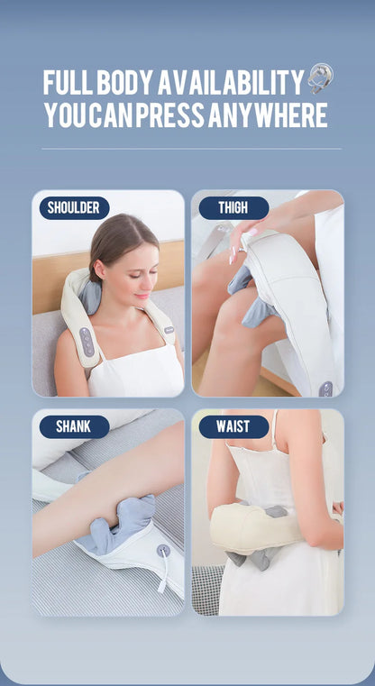 🌿 Cordless Neck and Shoulder Massager 