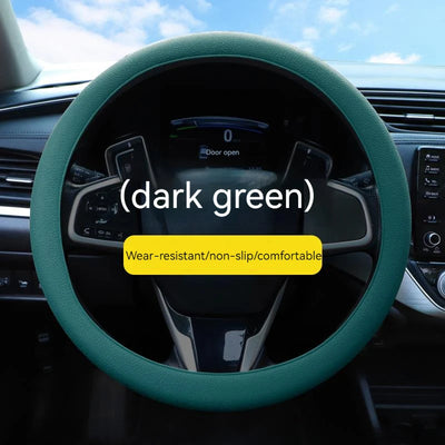 🚘 Housse de volant universelle en silicone – Confort, sécurité & style