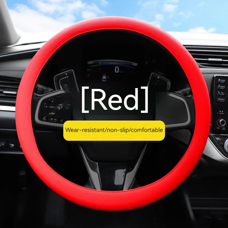 🚘 Housse de volant universelle en silicone – Confort, sécurité & style
